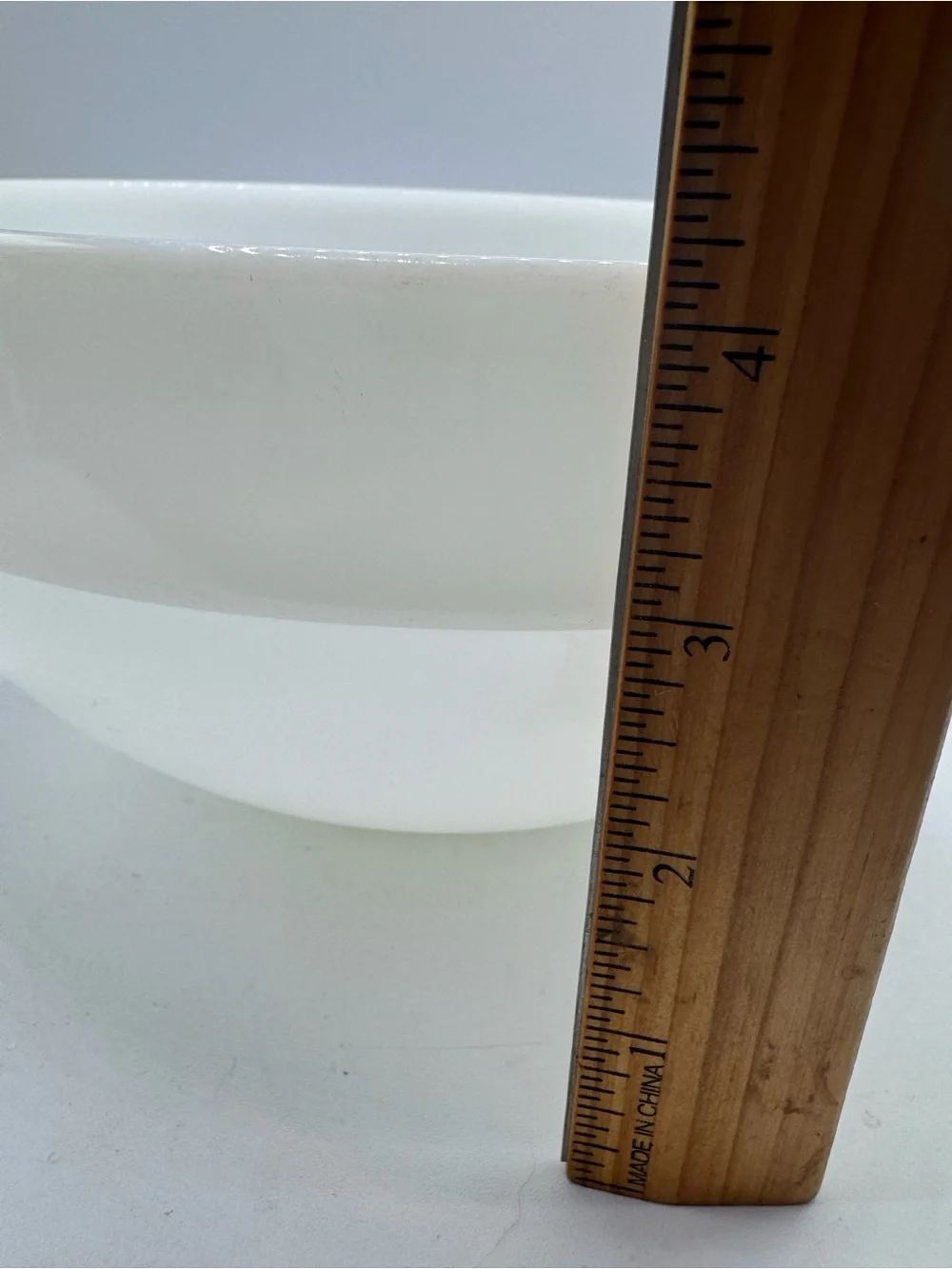 Vintage Fire King Oven Ware Medium Milk Glass Mixing Bowl Made USA
